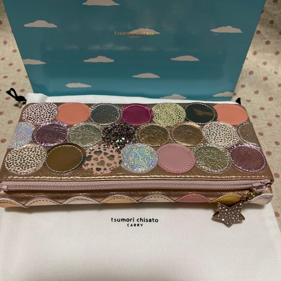 tsumori chisato マルチカラー長財布　ピンク