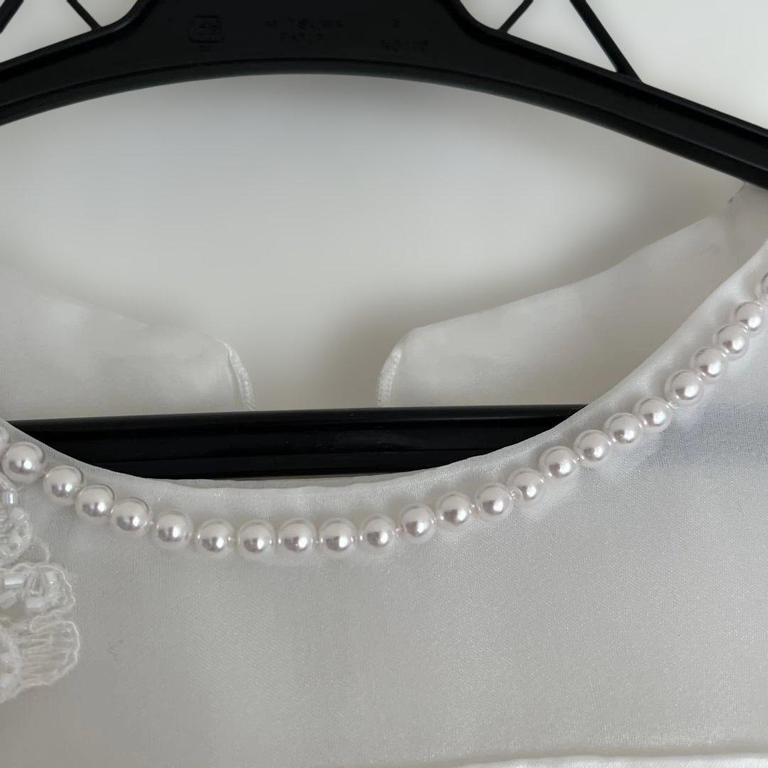 ドレスコパール、レース装飾付きピンクドレス