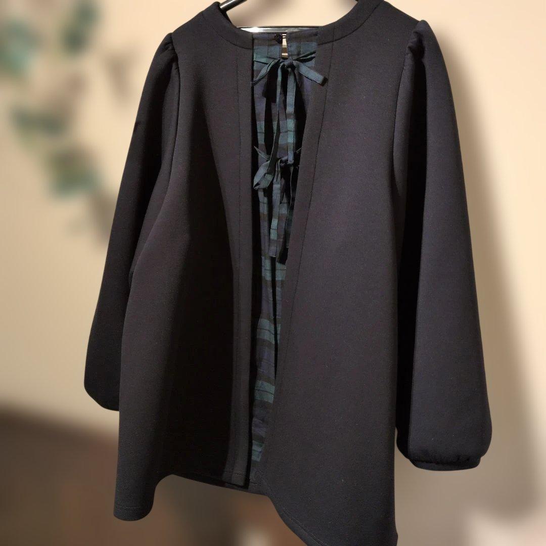 お値下げしました〜ローズティアラ　大きいサイズチェック切替プルオーバー