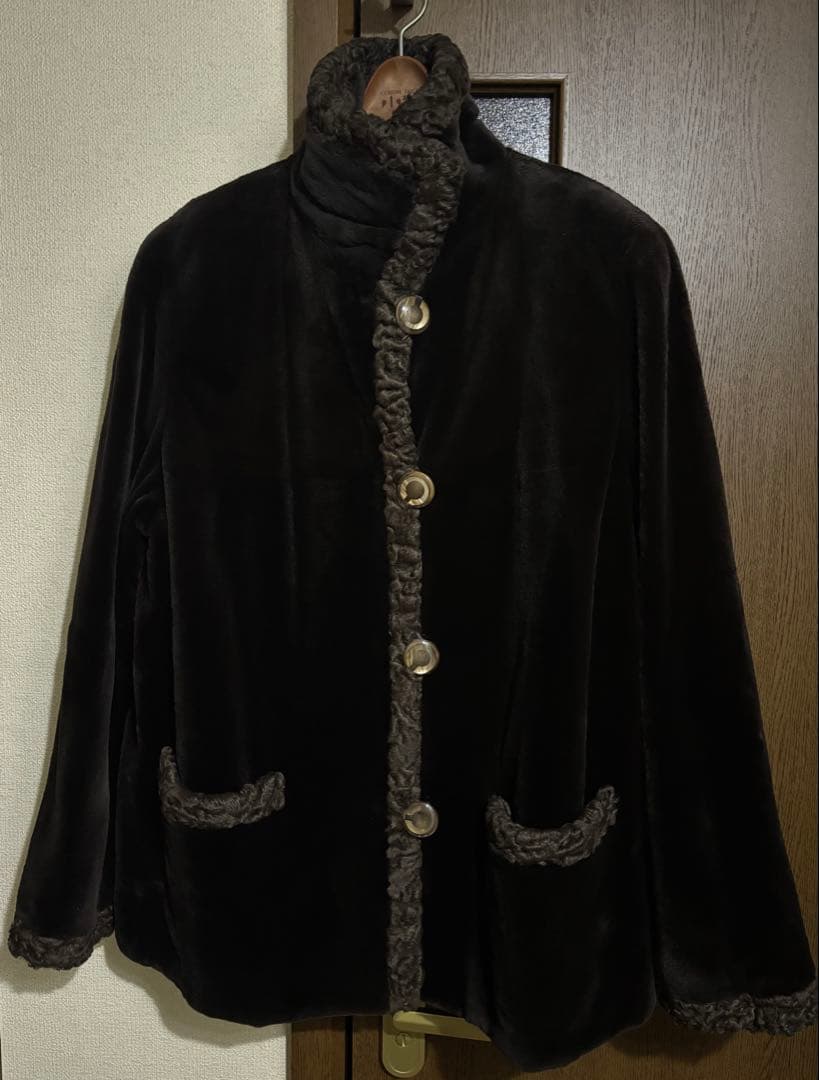 とこ　美品　SAGA MINK(サガミンク)コート　リバーシブル