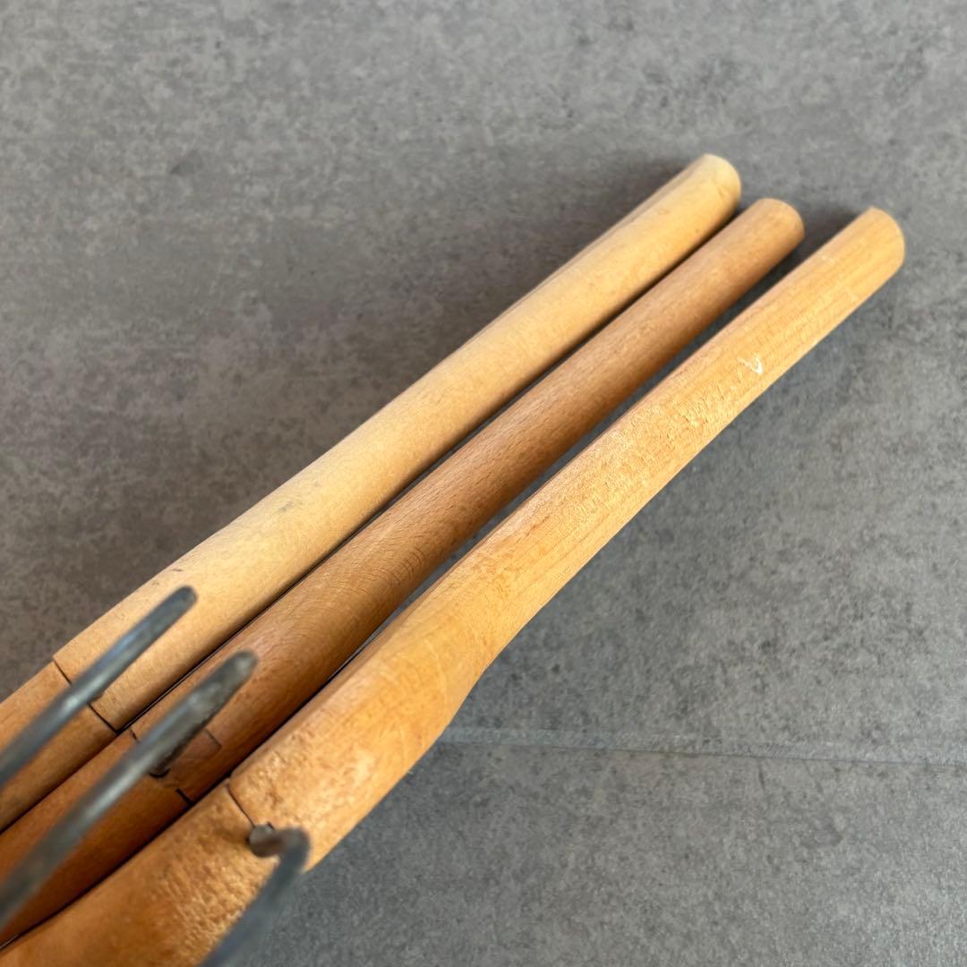 ビンテージ ウッド ハンガー 木製 アメリカ アンティーク