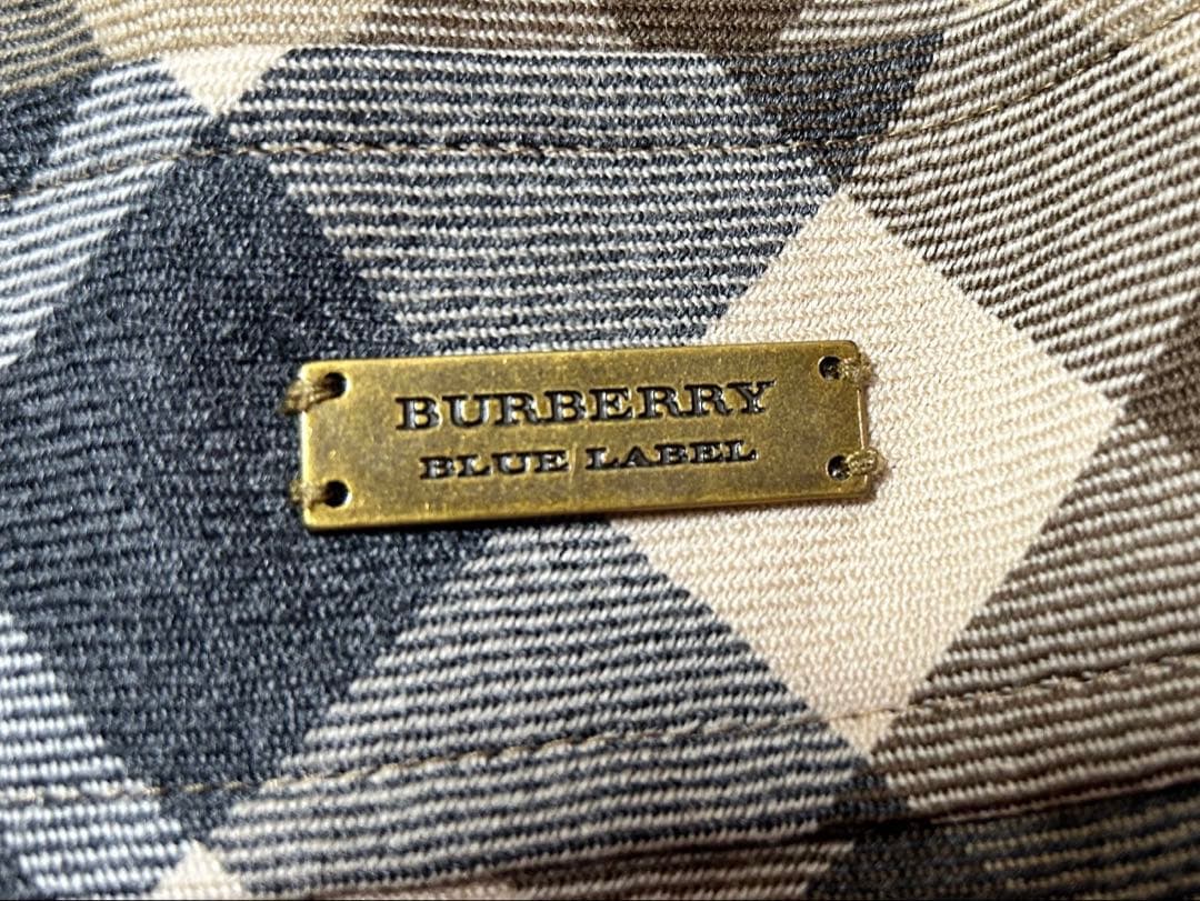 美品BURBERRYノバチェック ウール ワンピース 七分袖 36 色違い2点