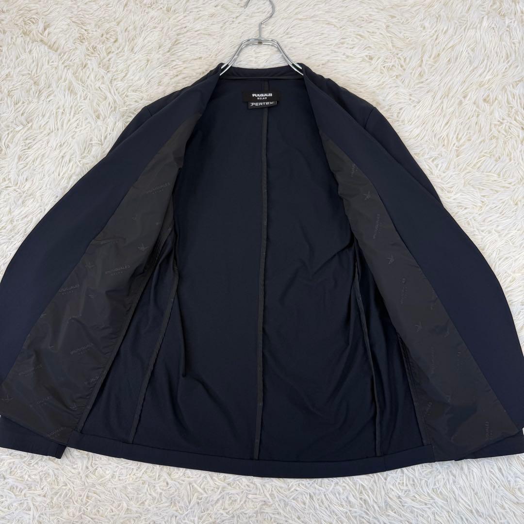 2024 ウノピゥウノウグァーレトレ パーテックスノーカラージャケット 黒 M