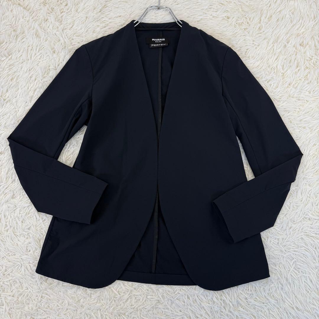 2024 ウノピゥウノウグァーレトレ パーテックスノーカラージャケット 黒 M