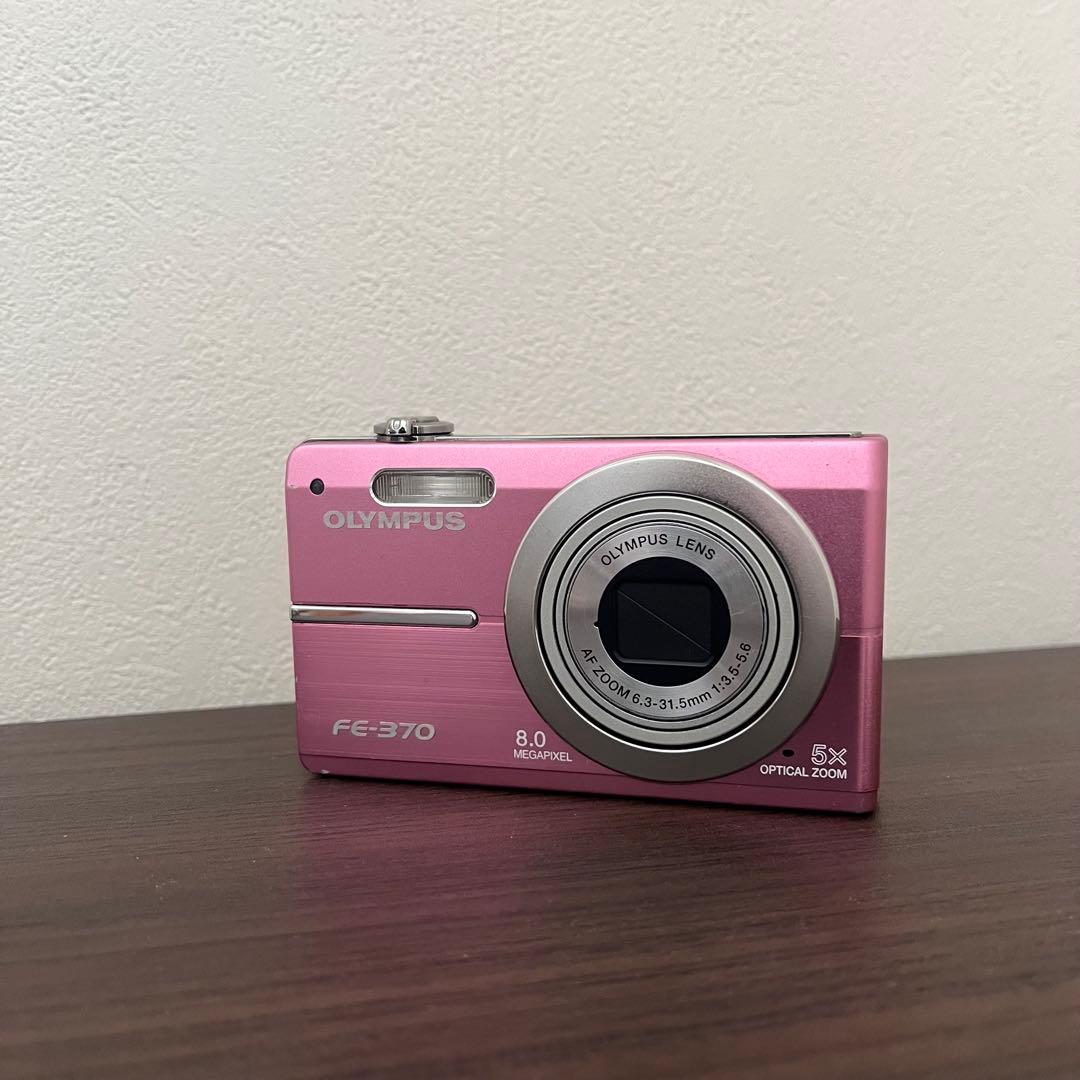 OLYMPUS FE-370 ピンク 8.0メガピクセル