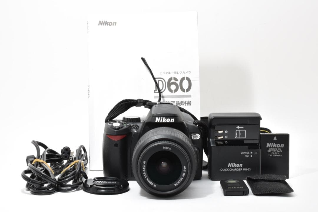 【大人気】 Nikon ニコン D60 レンズキット デジタル一眼カメラ