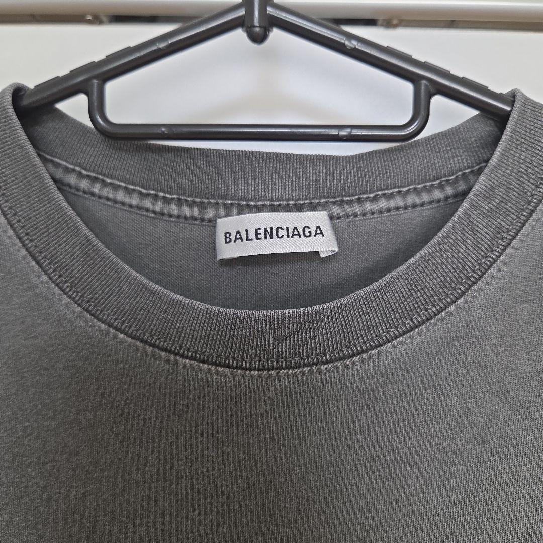 balenciaga グレー Tシャツ