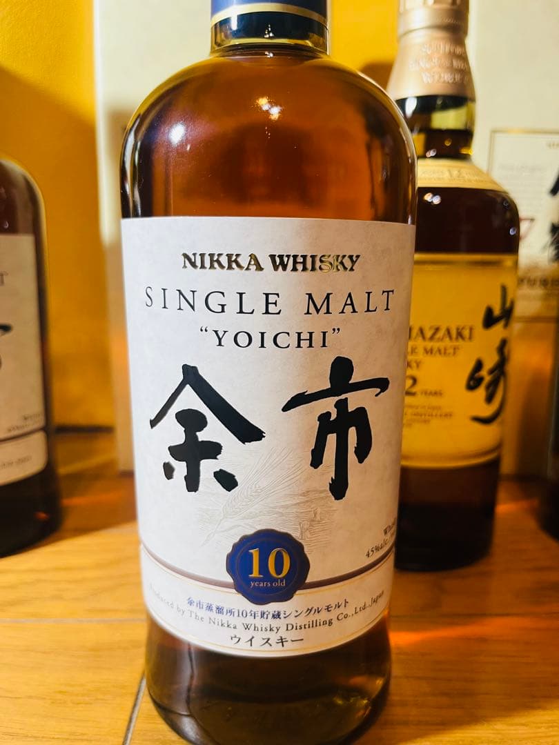終売品　ニッカ　余市10年　旧ラベル　新品未開封品