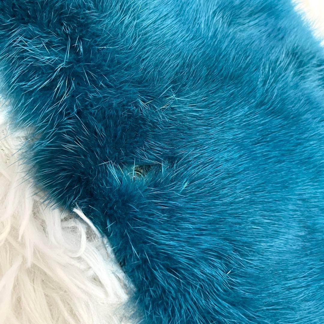 希少✨美品✨Valextra ヴァレクストラ ハンドルカバー　ミンクファー　革