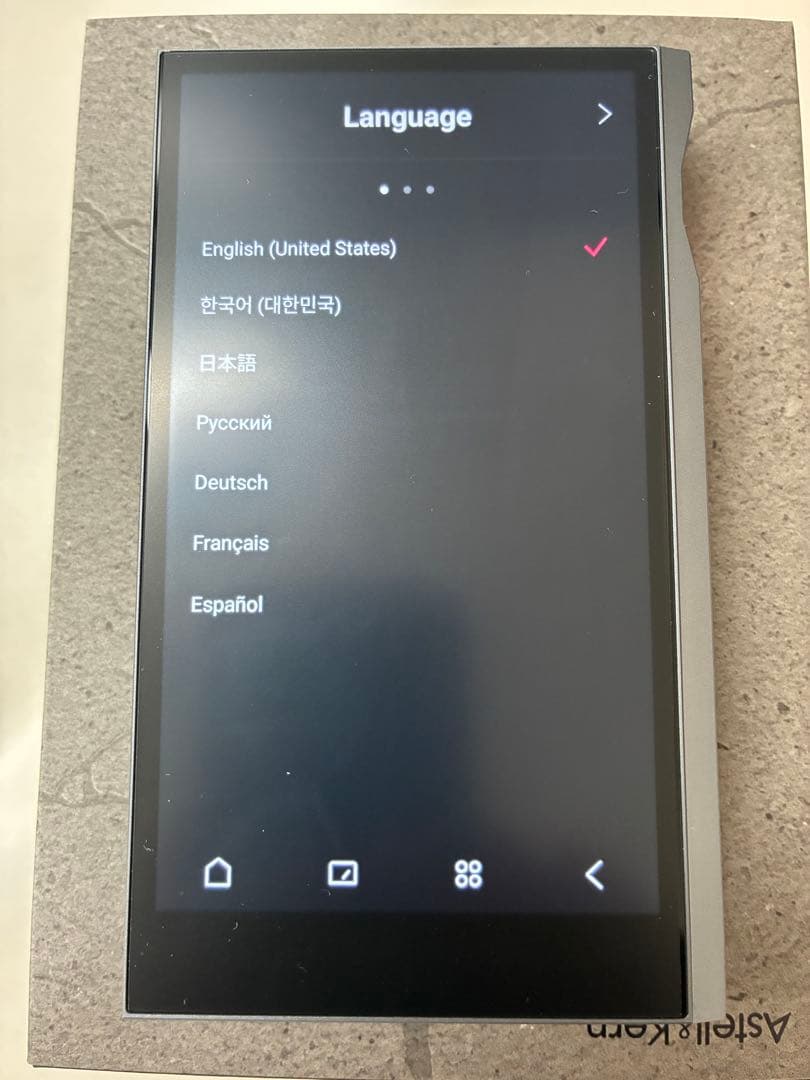 Astell&kern KANN Ultra ＋純正レザーケース（Navy）