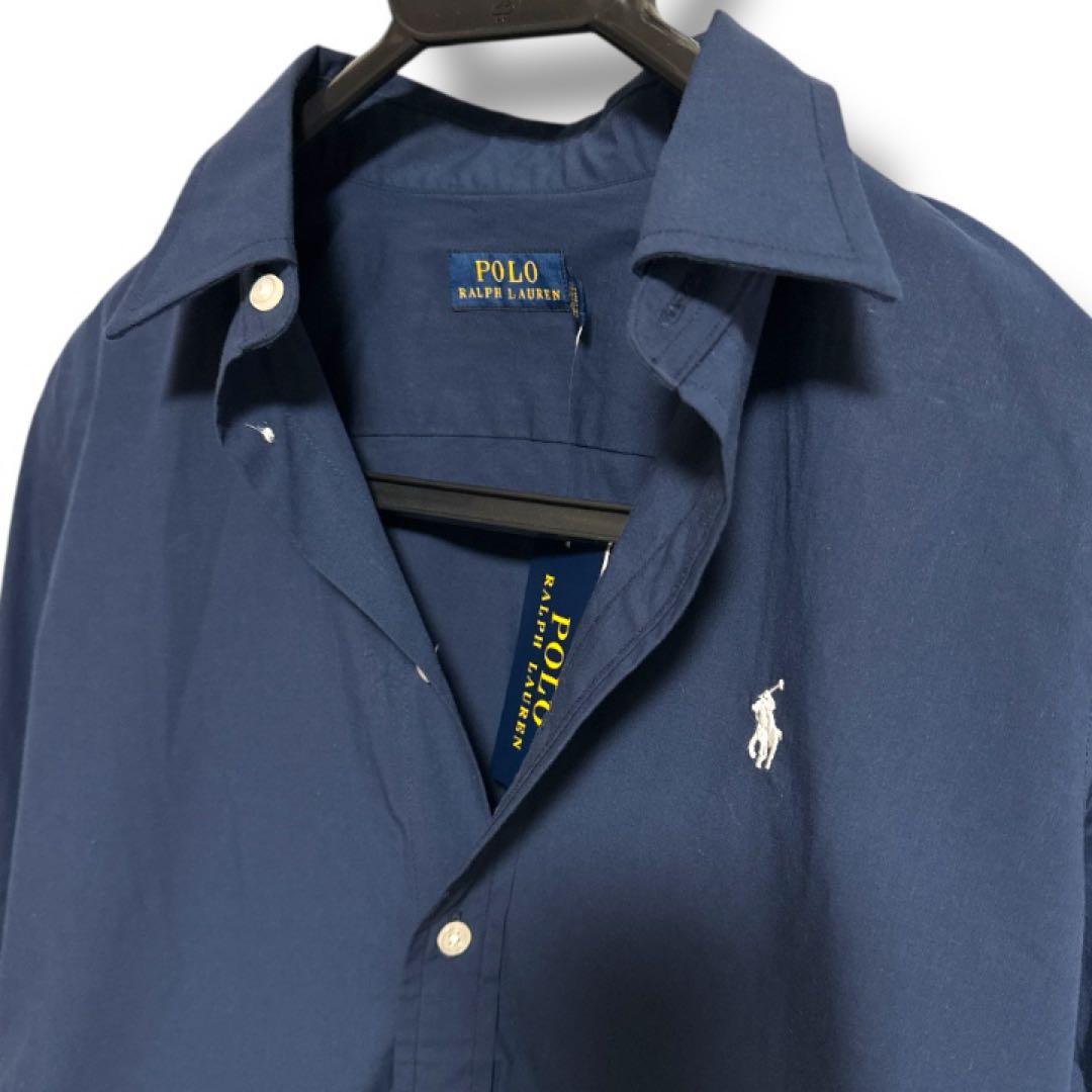 ☆新品未使用☆タグ付き ポロラルフローレン レディースシャツ ネイビー