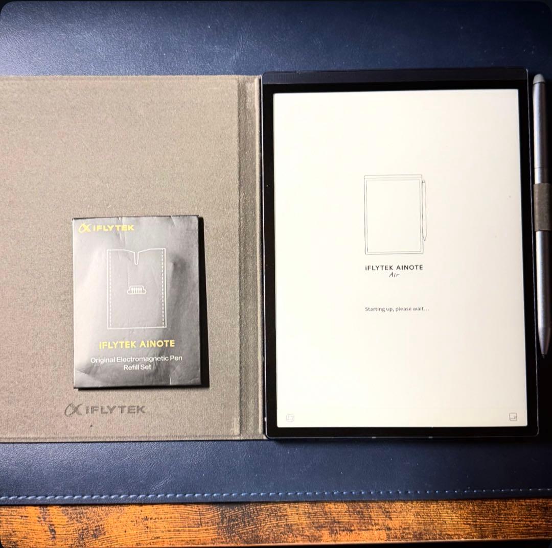 【美品】iFLYTEK AINOTE Air 2 本体＋ペン・カバー・替芯付属