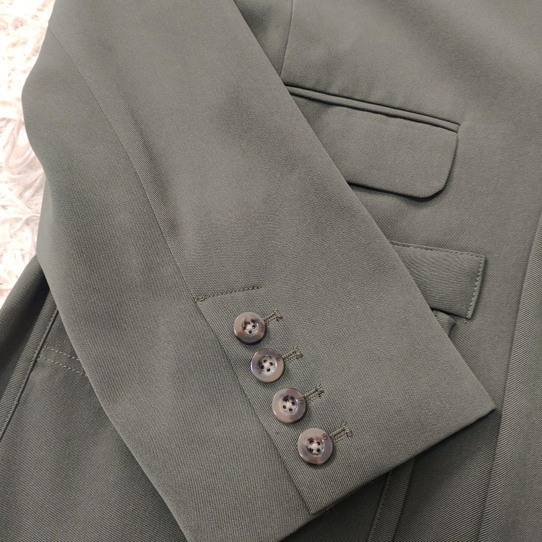 UN3D.　レイヤードポケットジャケット　グリーン　アンスリード