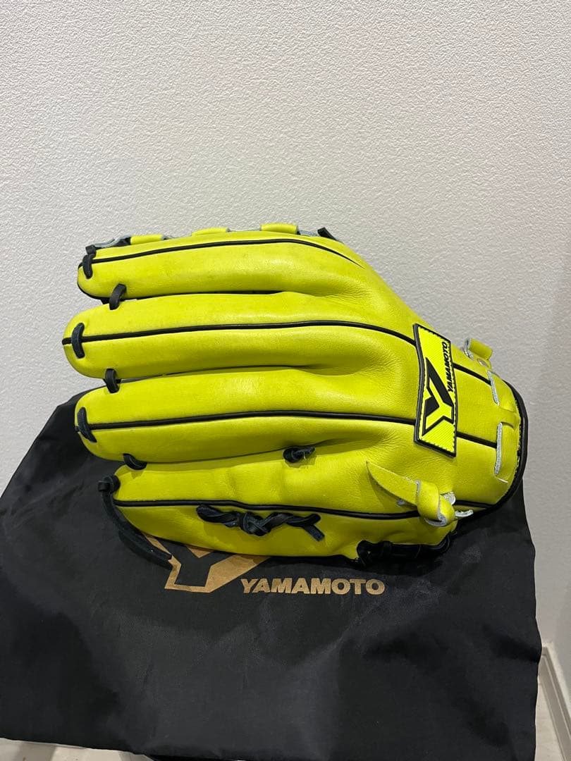 山本グラブスタジオ　硬式投手用グローブ　小指2本入れ　オーダー