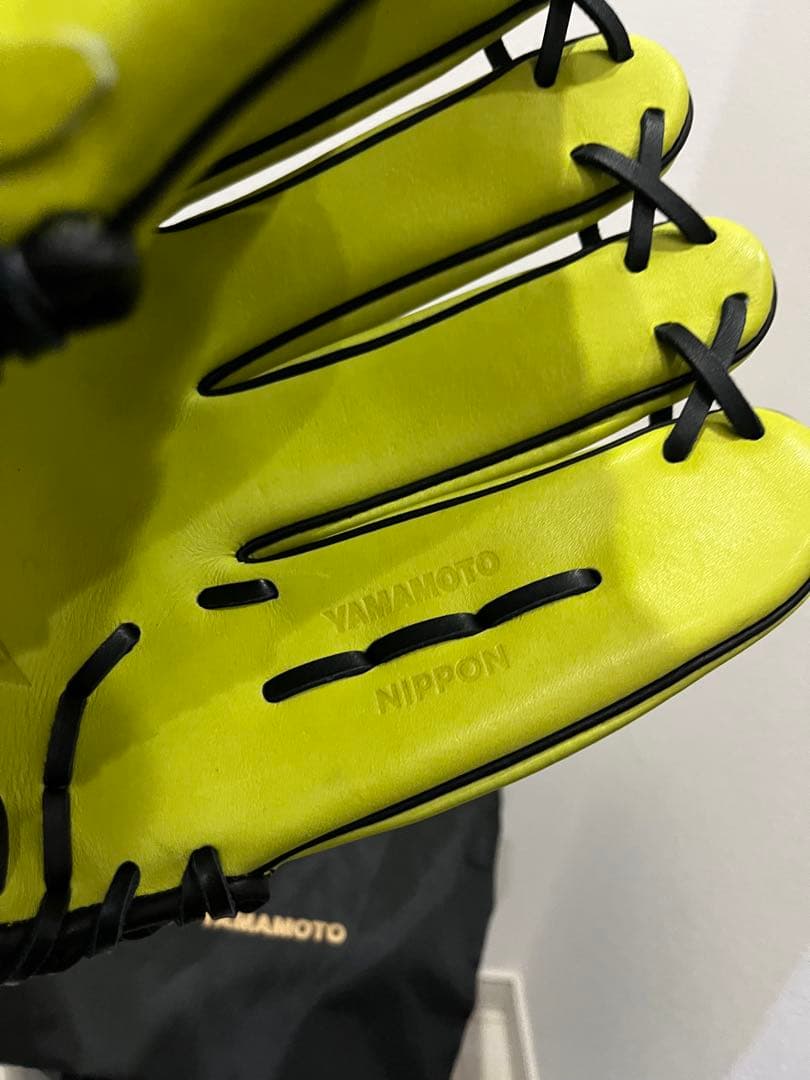 山本グラブスタジオ　硬式投手用グローブ　小指2本入れ　オーダー