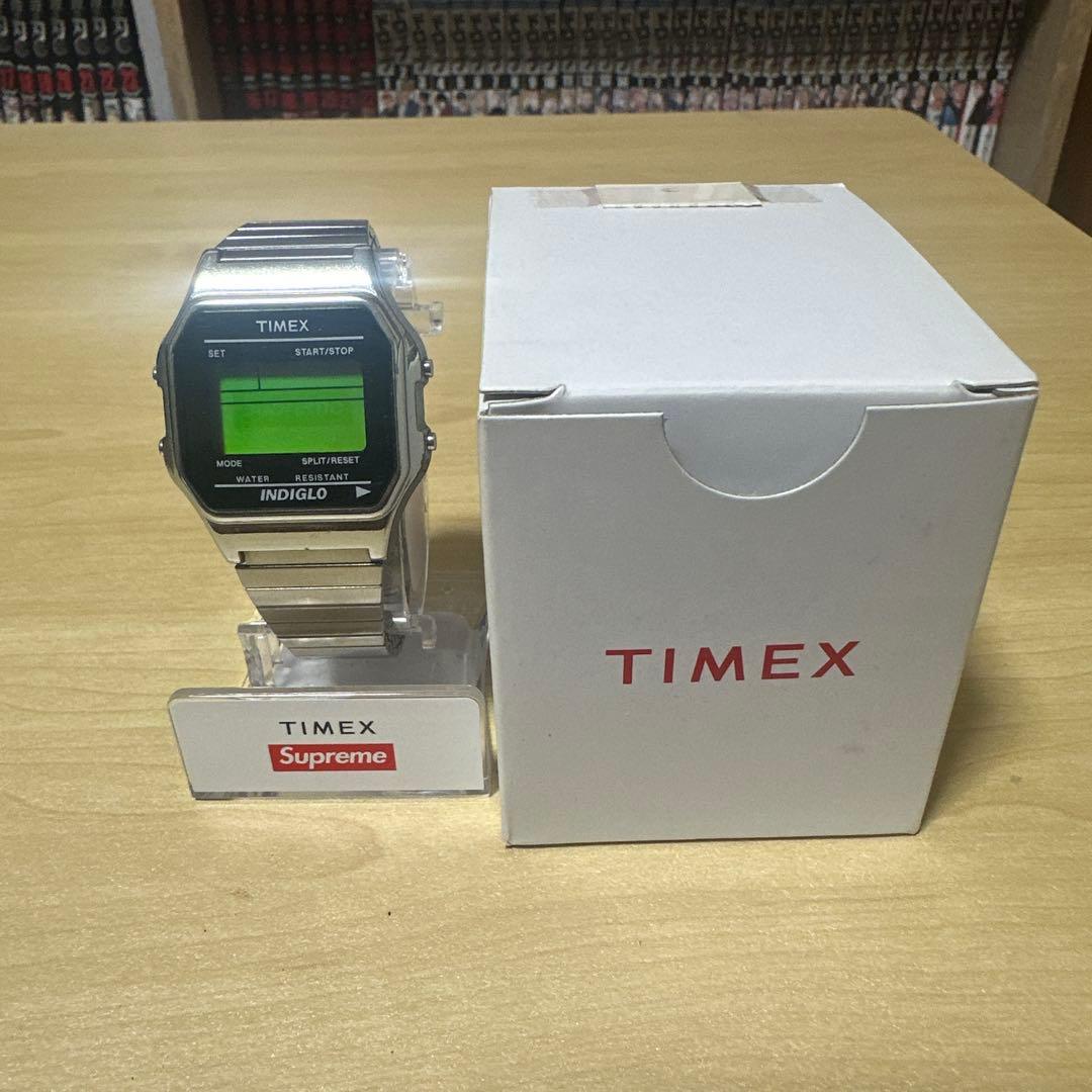 TIMEX INDIGLO 腕時計 シルバー Supreme