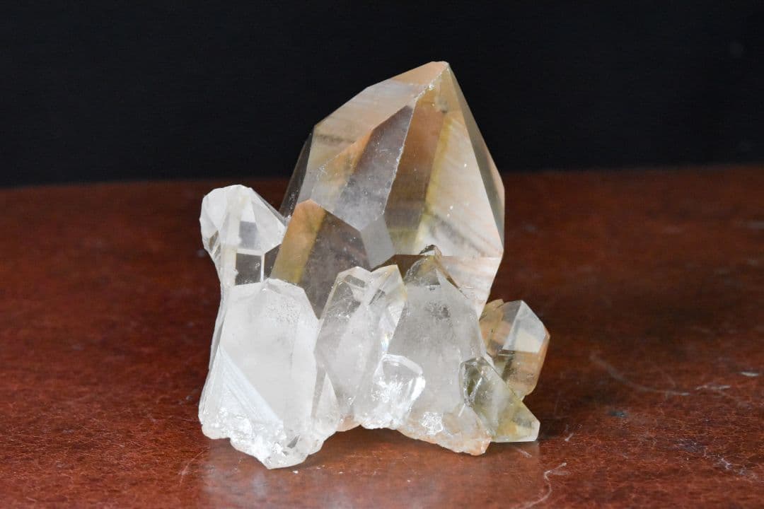 ブラジルミナスジェライス州産 ライトゴールデンヒーラーミニクラスター