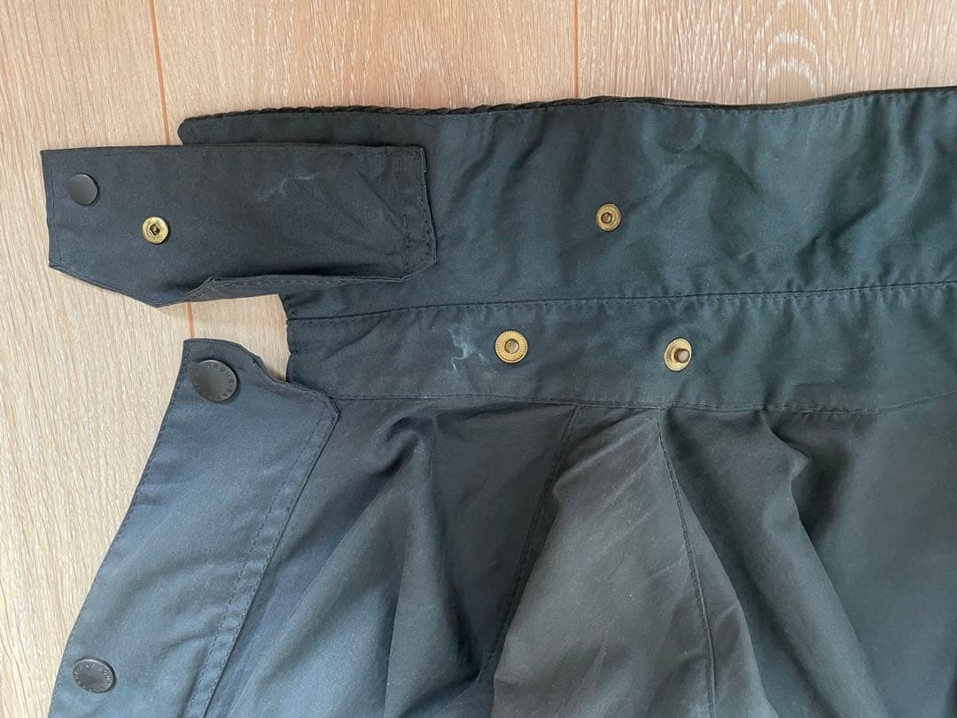 古着 バブアー 3ワラント ビデイル ネイビー 縦型4ポケット C36