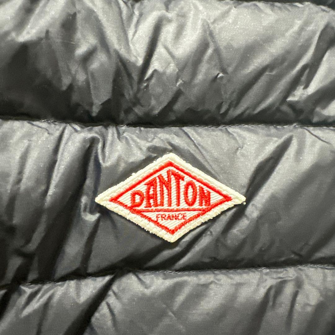 DANTON ダウンベスト ブラック 40