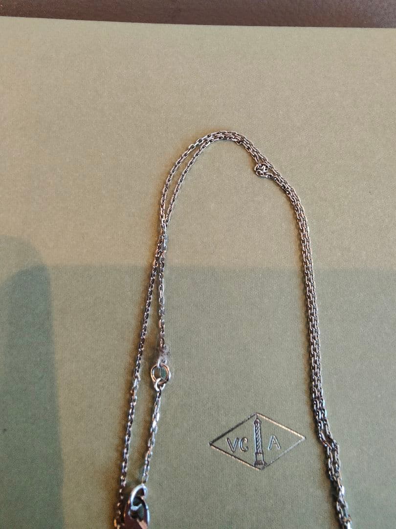 美品　ヴァンクリ　スウィートアルハンブラ ダイヤ　ペンダント