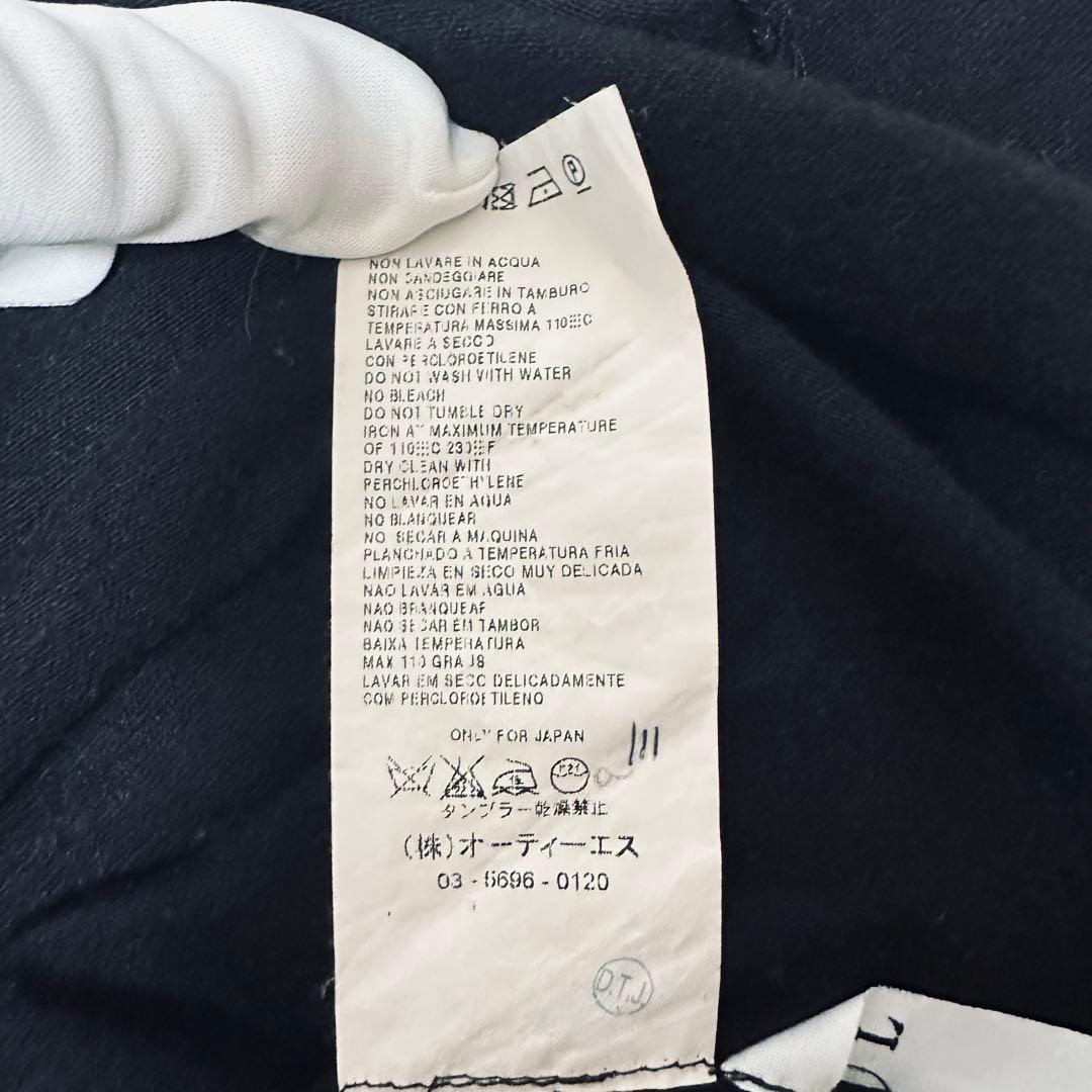 MaxMara STUDIO赤タグ アンゴラ混ドッキングワンピース黒 カシミヤ混