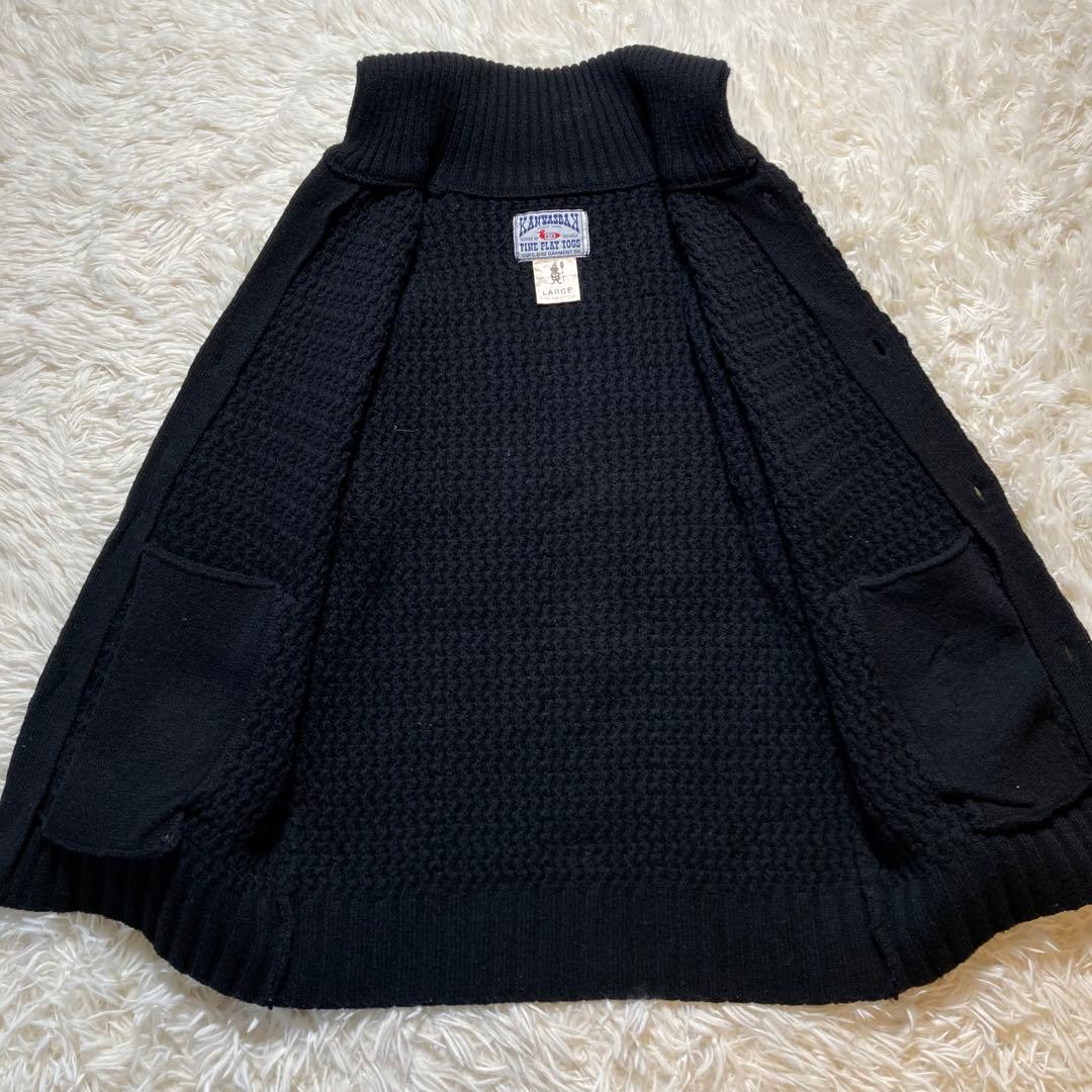 極美品 コリンボ ワッフルニット ドンキージャケット セーター