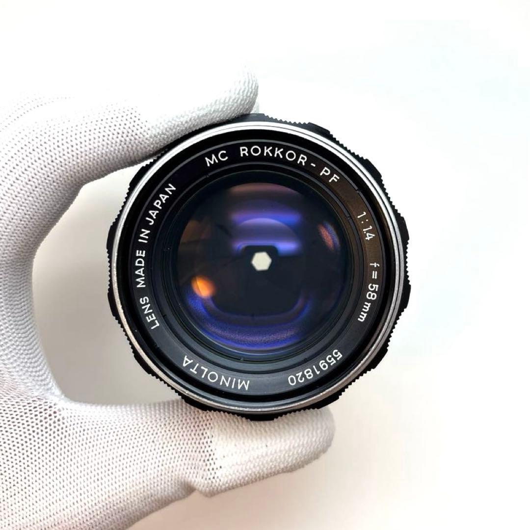 【美品】MINOLTA MC ROKKOR-PF 58mm f1.4