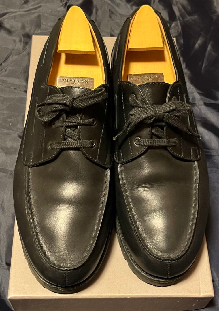 J.M. WESTONヨットYachtingderby 690 黒 8/D