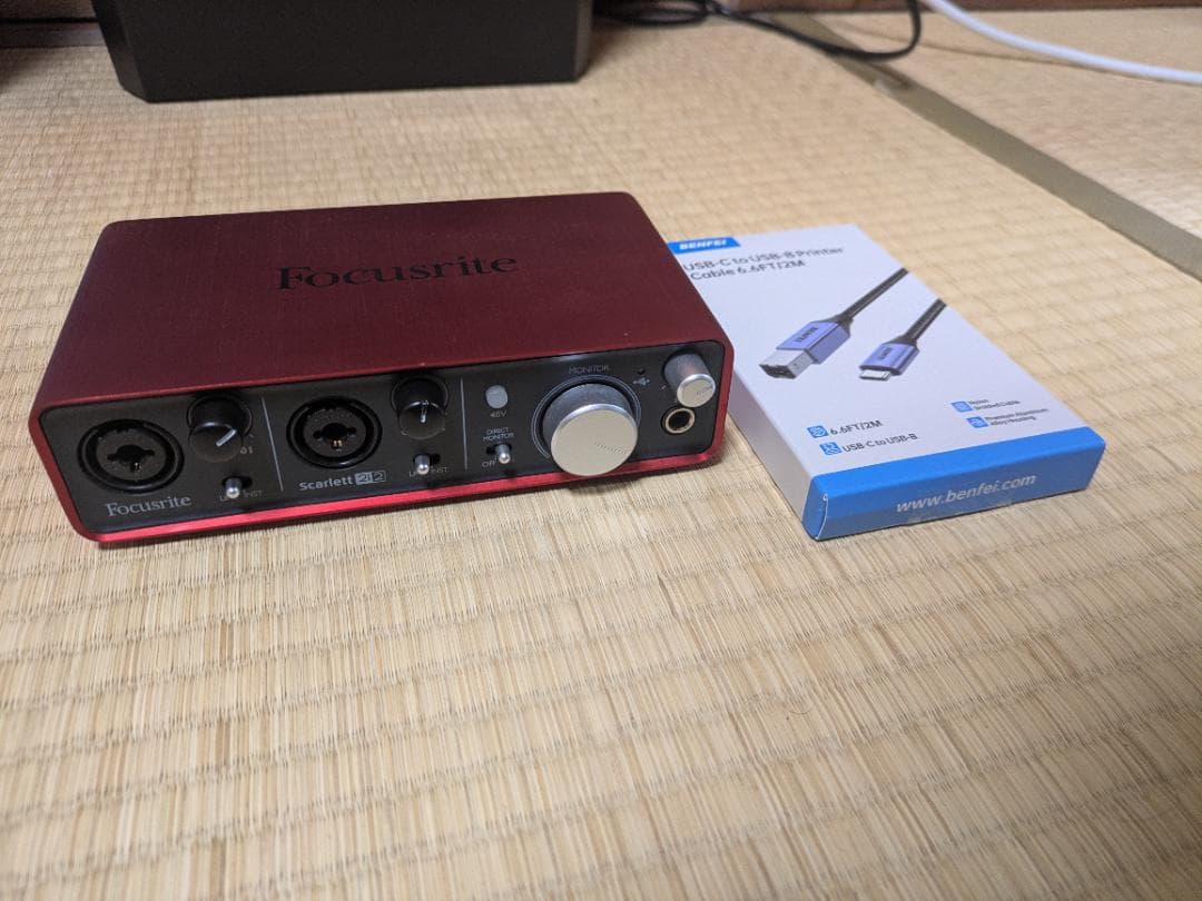 DTM・DAW Focusrite Scarlett 2i2 Audio Interface
