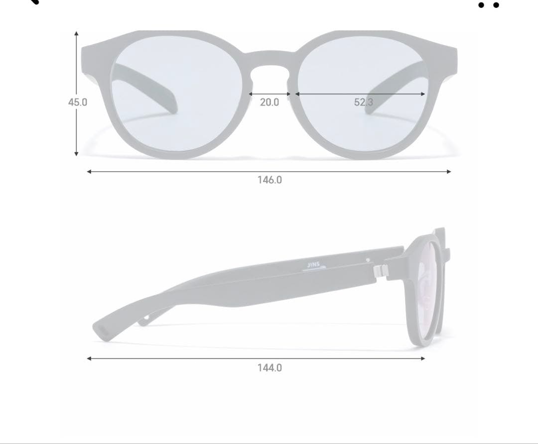 JINS ×  Peak サングラス +360°