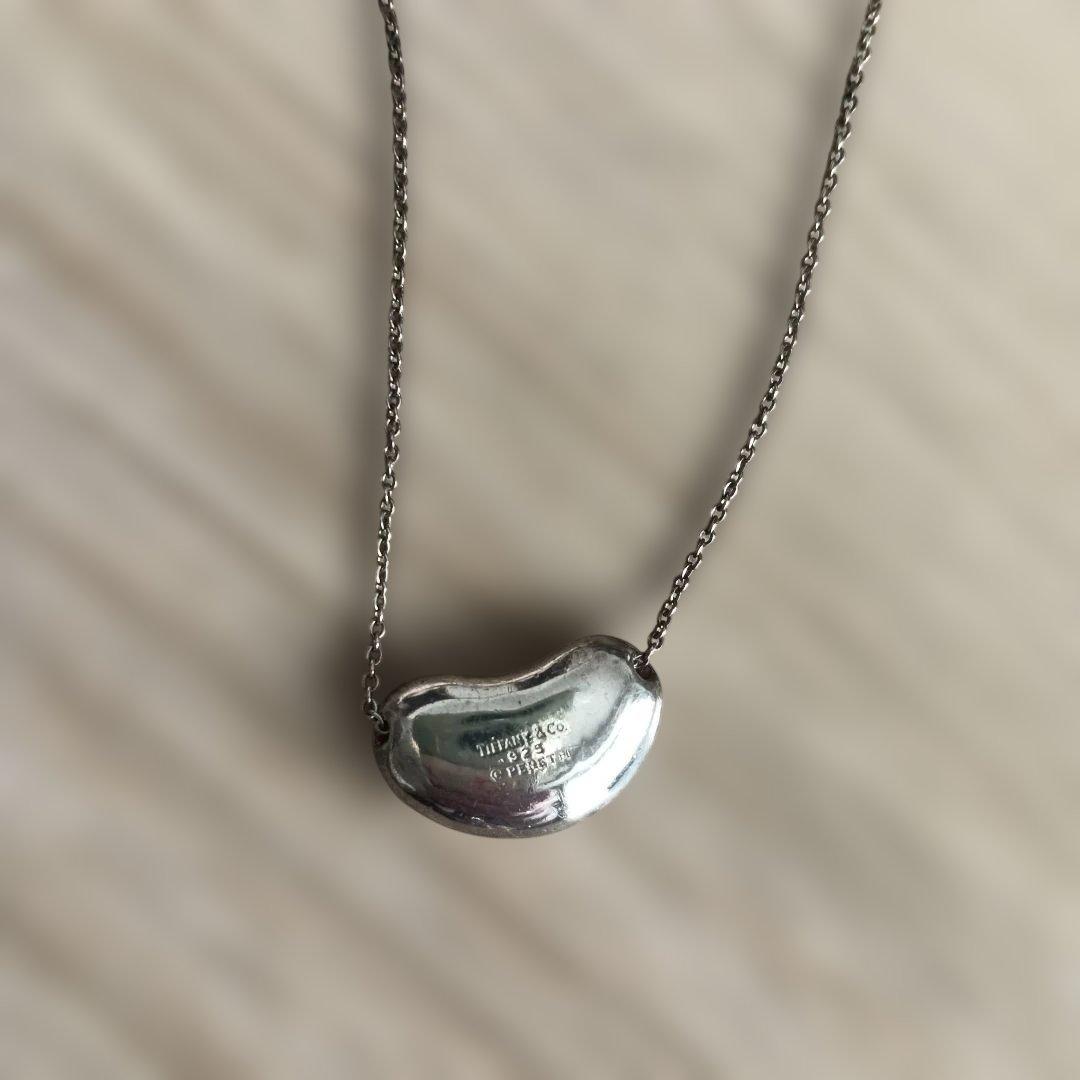 Tiffany & Co. シルバー925 ビーン型ネックレス