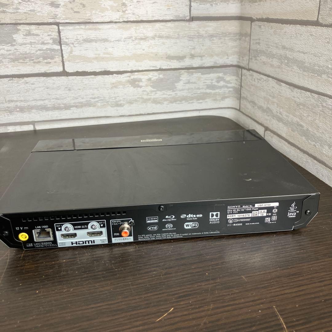 SONY　UBP-X700　ブルーレイプレーヤー 本体のみ
