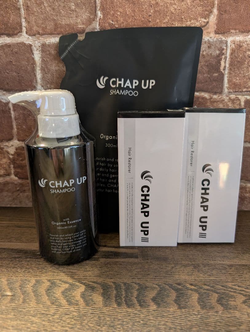 CHAP UP チャップアップ シャンプー 育毛剤セット✕2