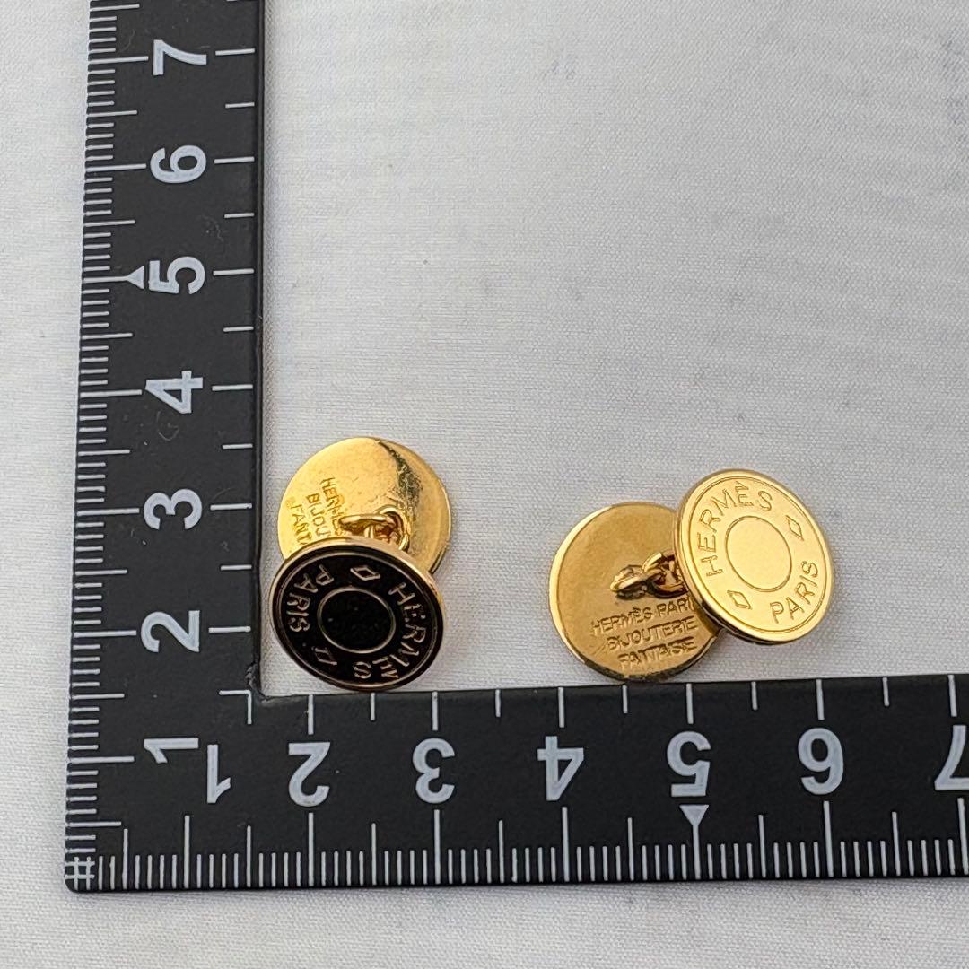 ビックヘッド 美品　HERMES セリエ　カフスリンクス　ゴールド