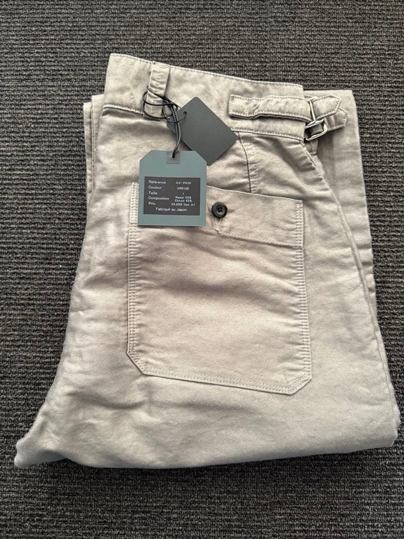 【新品】2024SS：OUTIL PANTALON LIMMEN グレージュ 1