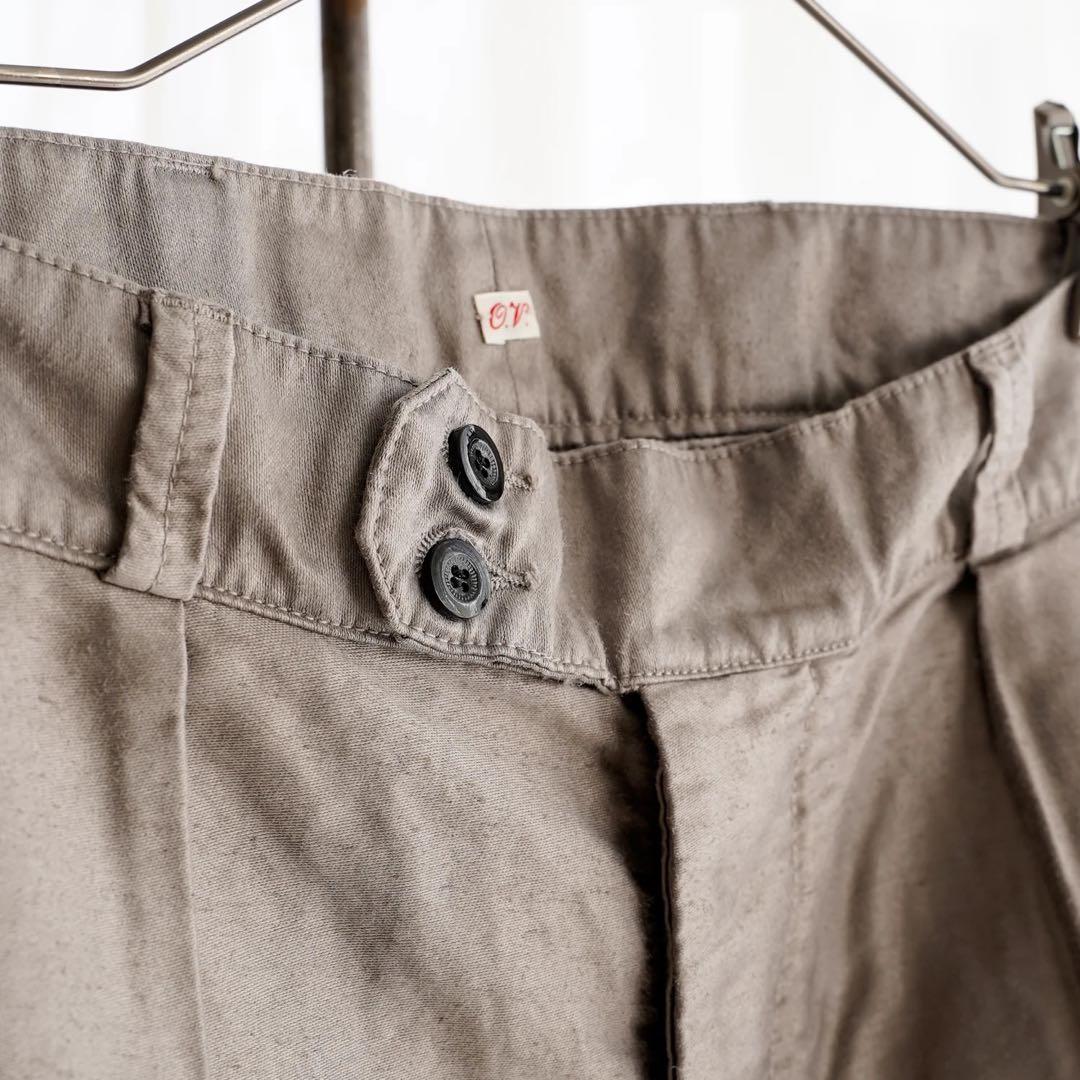 【新品】2024SS：OUTIL PANTALON LIMMEN グレージュ 1