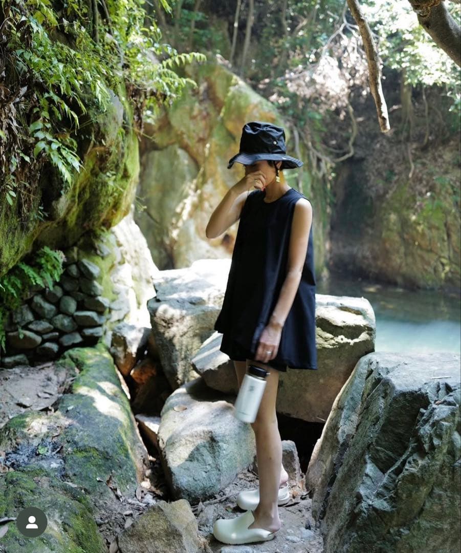 machattスイムウェア水着フレアタンクスタイル黒インナーパンツ付き