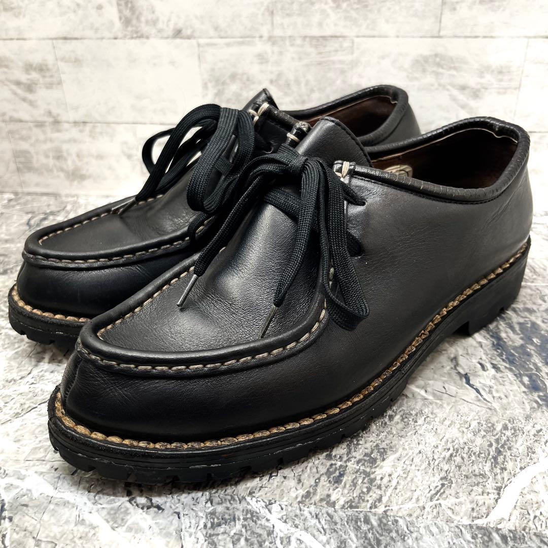 希少✨ ウルヴァリン 革靴 チロリアンシューズ ビブラムソール 黒 24.5cm