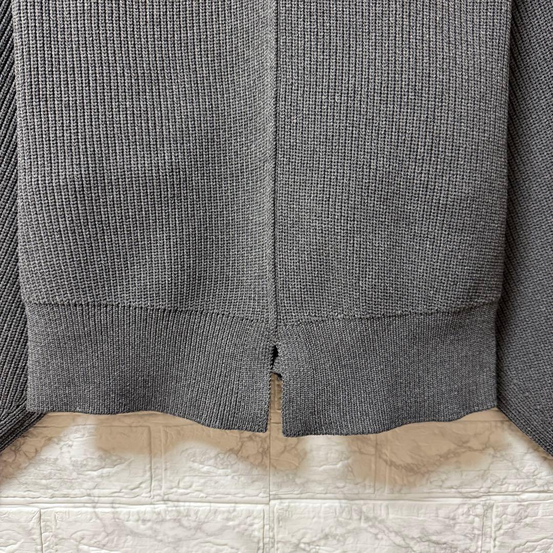 【美品】ADAM ET ROPÉ BIGボタンニットカーディガンF グレー