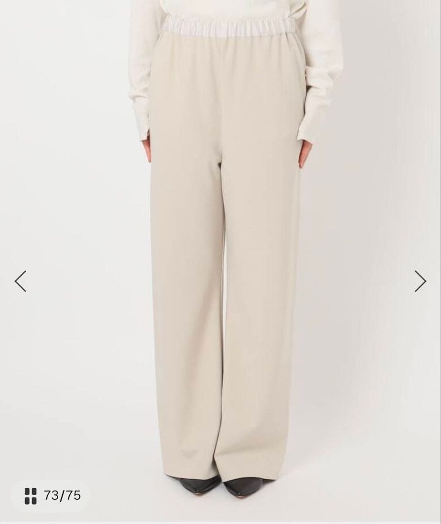 【SLOBE IENA】DOUBLECLOTHパンツ