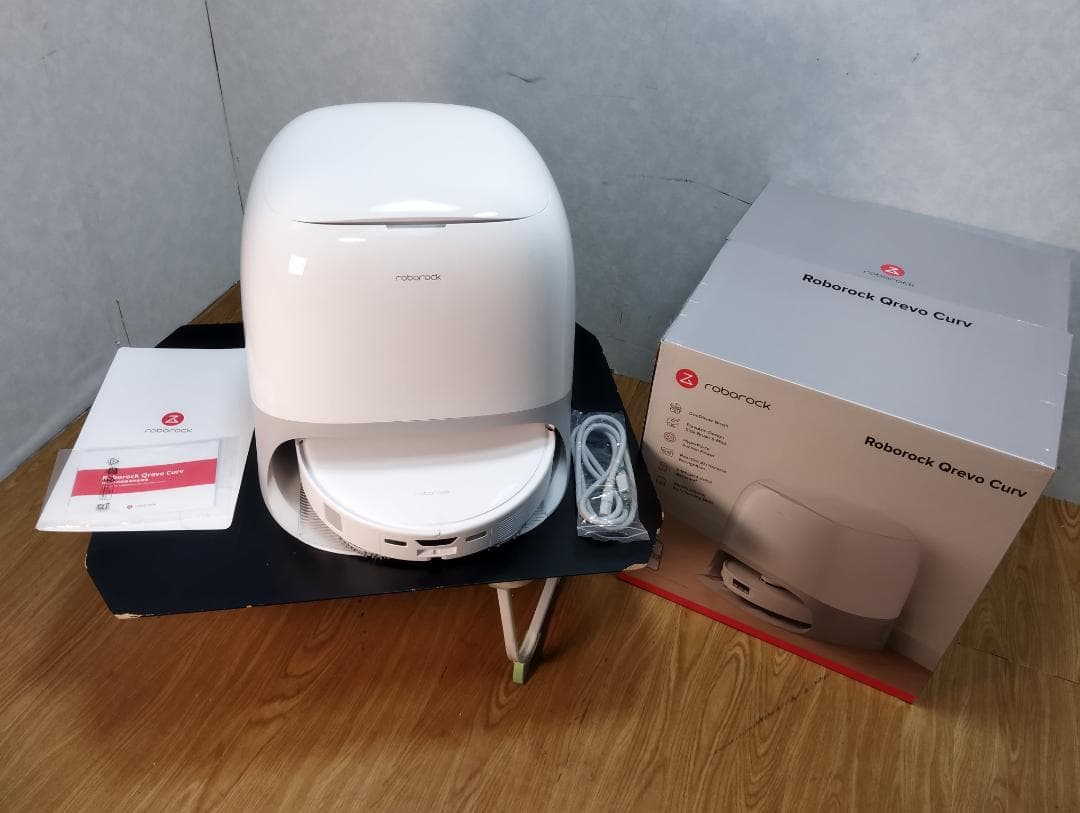 Y☆604 Roborock ロボット掃除機 Q Revo Curv 未使用品！