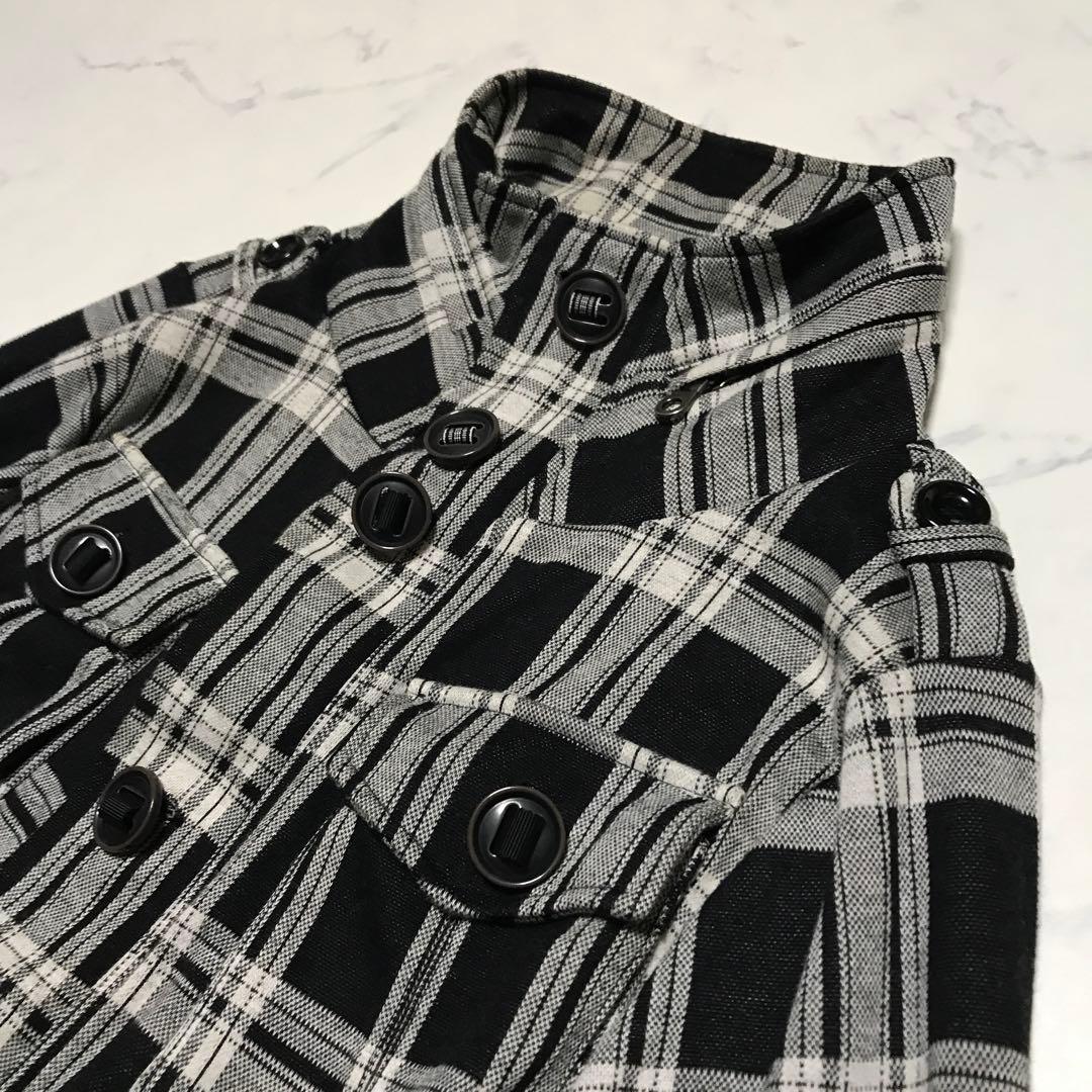 PUNK Y2K tartan check jacket 00s 平成