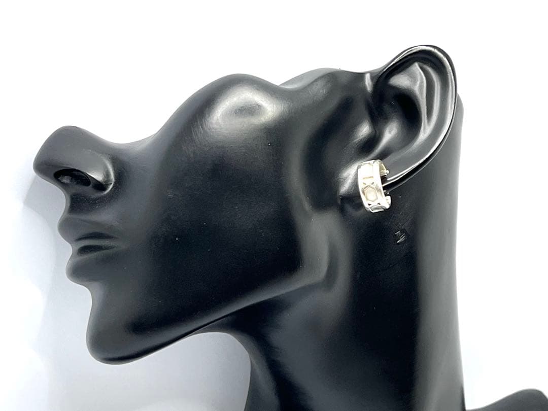 h617 オールド　ティファニー　1995 アトラス　フープ　ピアス　片耳925