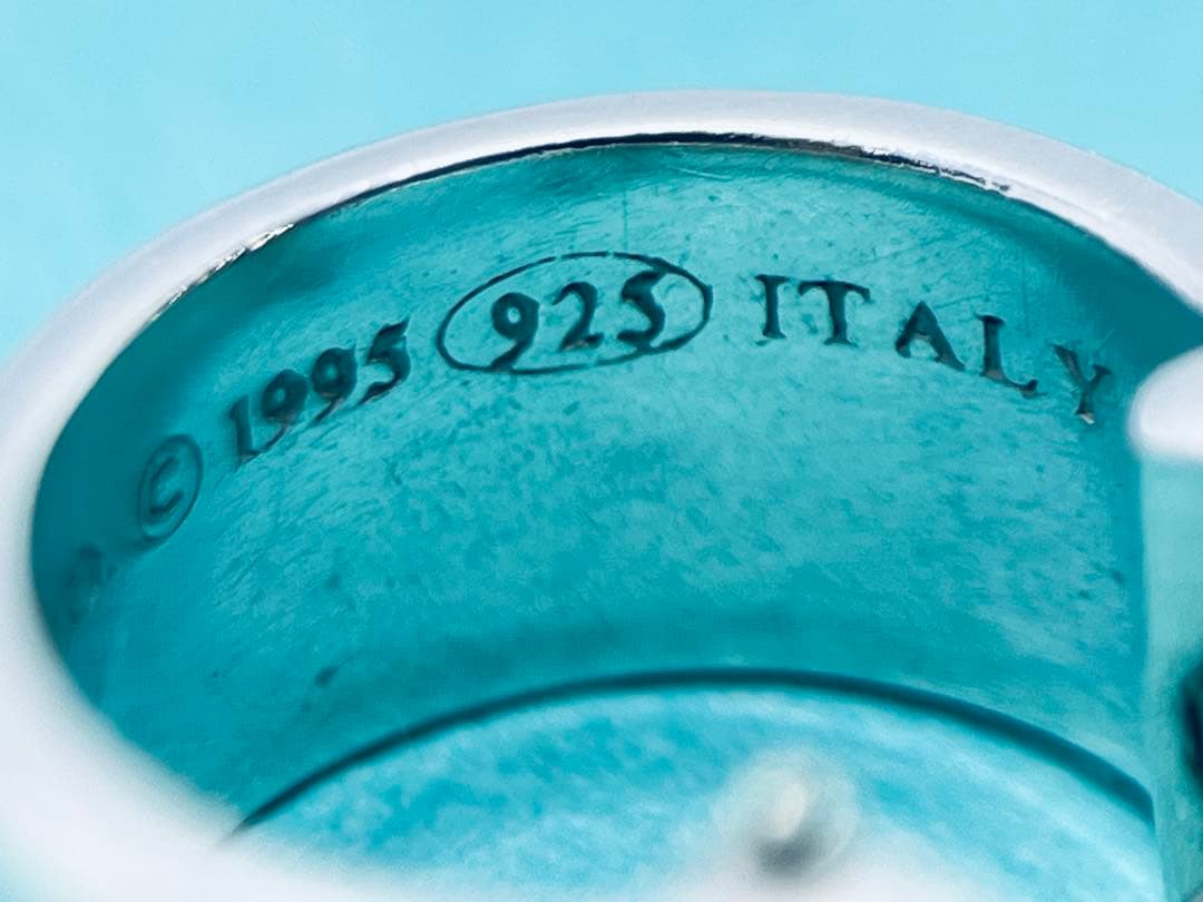 h617 オールド　ティファニー　1995 アトラス　フープ　ピアス　片耳925