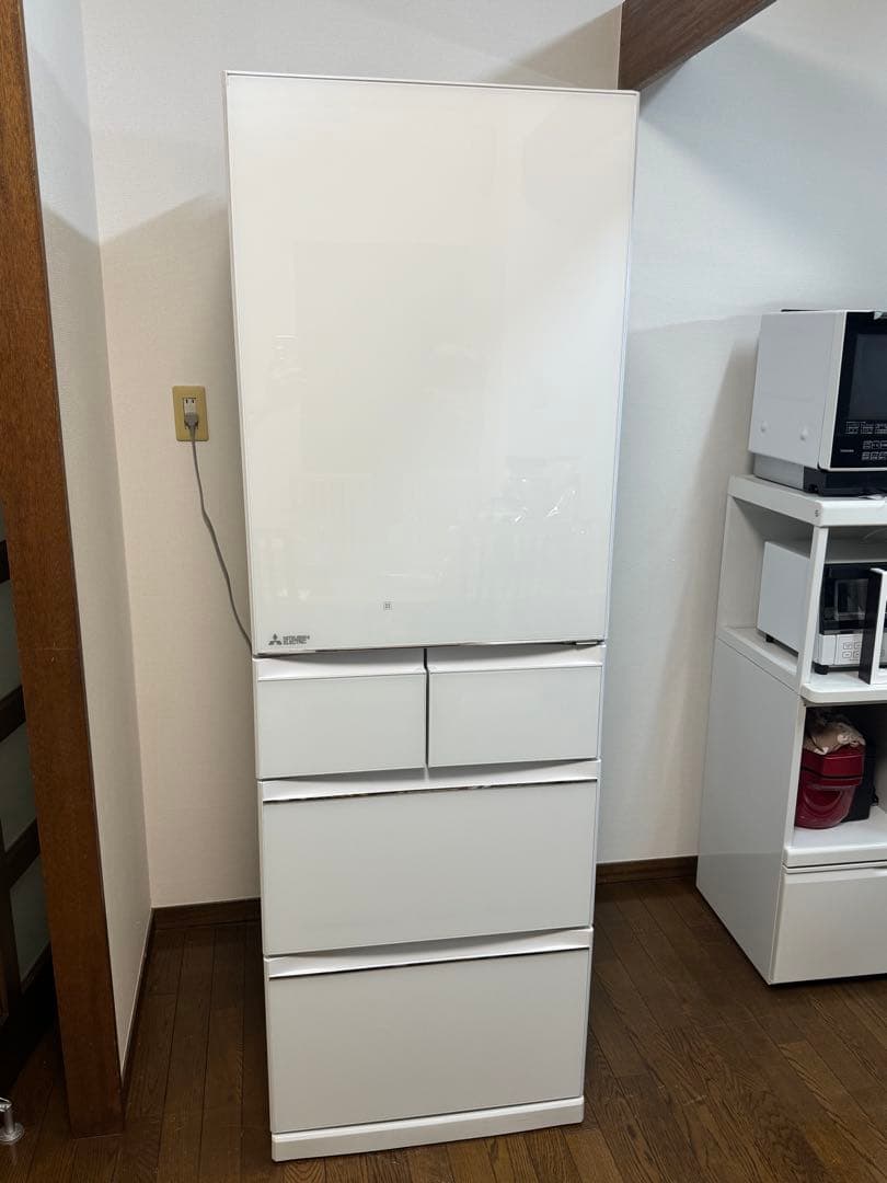 【mike】三菱　冷蔵庫　MR-B46D-W