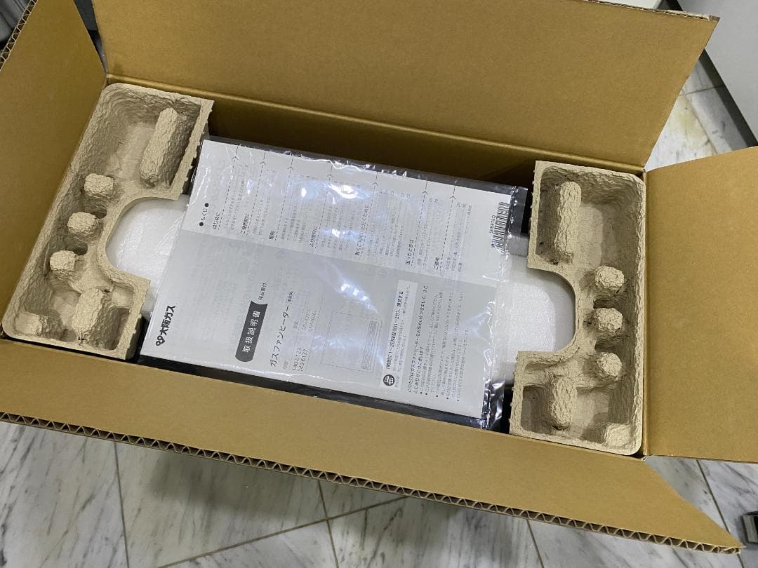 大阪ガス ガスファンヒーター　N140-6123　新品開封品