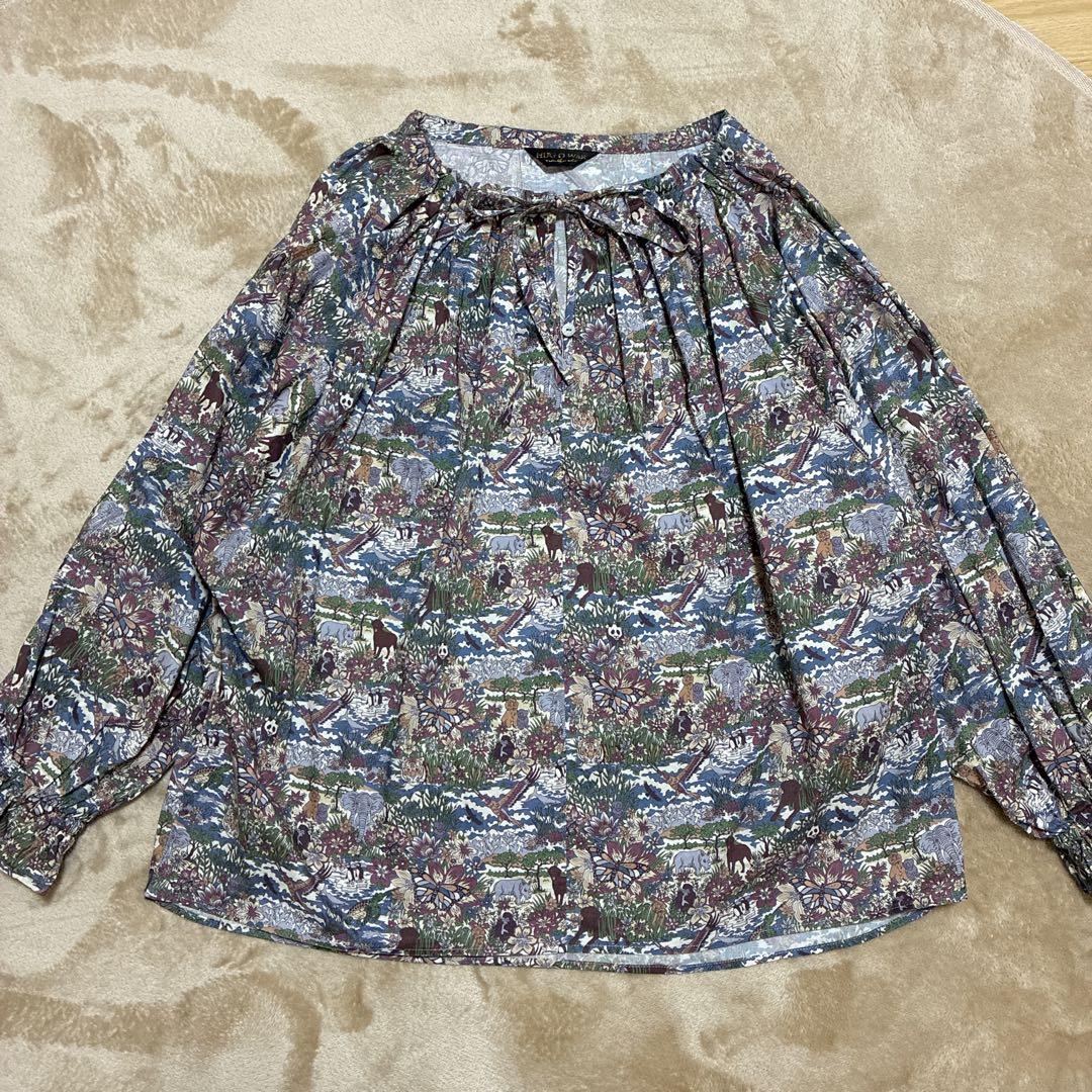 ハグオーワーjungle dogs リバティブラウスハリージェームスジャングル