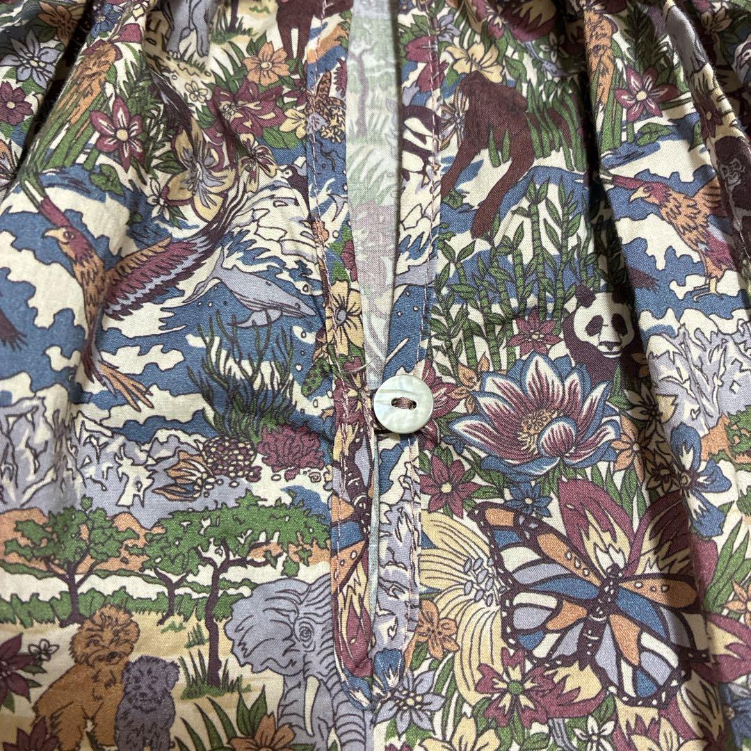 ハグオーワーjungle dogs リバティブラウスハリージェームスジャングル