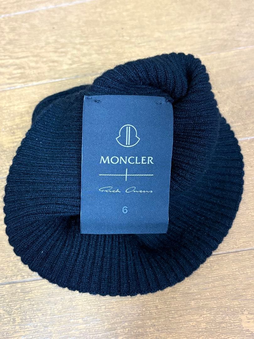 【MONCLER＋RICK OWENS】モンクレールリックオウエンスロゴビーニー