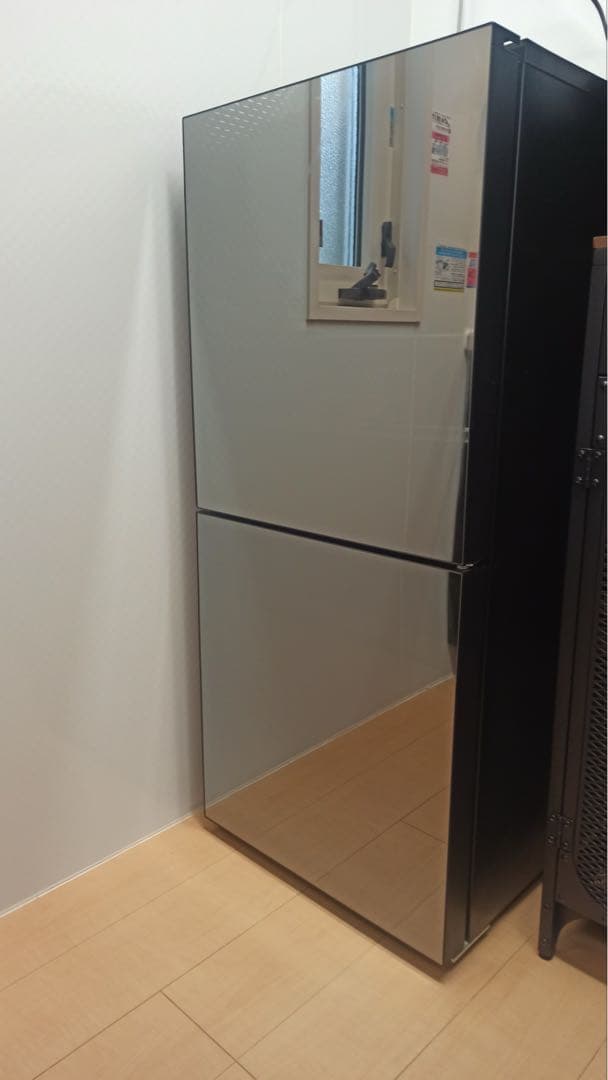 TWNBIRD 2ドア冷蔵庫 HR-GJ12 ブラック 2022年製